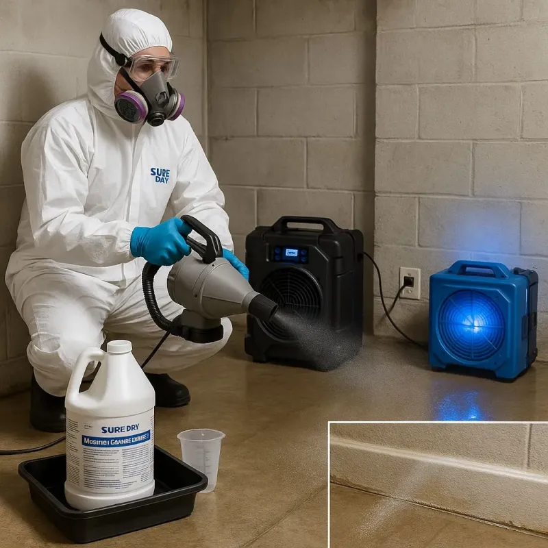 Sanitization and Odor Removal process in Forney, TX