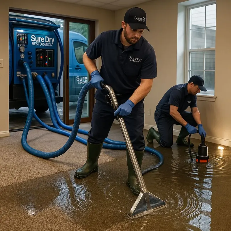 Water Extraction and Removal process in Forney, TX